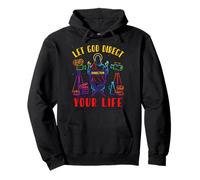 Christian Let God Direct Your Life Faith Jesus Womens Mens Pullover Hoodie