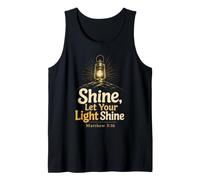 Christian Let Your Light Shine Matthew 5:16 Kids Gift Tank Top