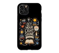 Christian Light Bible Verse Hope Let Your Light Shine Faith Case for iPhone 11 Pro