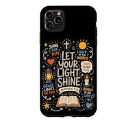 Christian Light Bible Verse Hope Let Your Light Shine Faith Case for iPhone 11 Pro Max