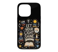 Christian Light Bible Verse Hope Let Your Light Shine Faith Case for iPhone 13 Pro