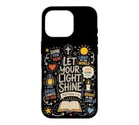 Christian Light Bible Verse Hope Let Your Light Shine Faith Case for iPhone 16 Pro