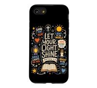 Christian Light Bible Verse Hope Let Your Light Shine Faith Case for iPhone SE (2020) / 7/8