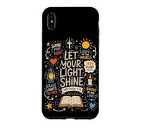 Christian Light Bible Verse Hope Let Your Light Shine Faith Case for iPhone XS Max