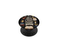 Christian Light Bible Verse Hope Let Your Light Shine Faith PopSockets Adhesive PopGrip