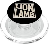 Christian Lion Lamb Faith Jesus Bible Verse PopSockets PopGrip for MagSafe
