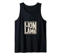 Christian Lion Lamb Faith Jesus Bible Verse Tank Top