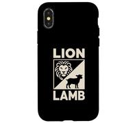 Christian Lion Lamb Jesus Faith Worship Gospel Case for iPhone X/XS