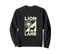 Christian Lion Lamb Jesus Faith Worship Gospel Sweatshirt