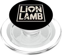 Christian Lion Lamb Messiah King And Savior Faith PopSockets PopGrip for MagSafe