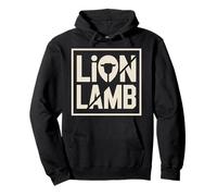 Christian Lion Lamb Messiah King And Savior Faith Pullover Hoodie