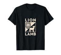 Christian Lion Lamb Messiah King and Savior Symbol T-Shirt