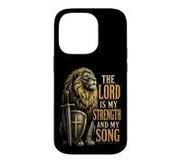 Christian Lion The Lord Is My Strength And My Song Case for iPhone 14 Pro