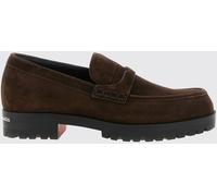 CHRISTIAN LOUBOUTIN Cavavin Suede Calfskin Penny Loafers - Size: 42 - male