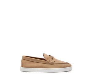 Christian Louboutin Chambeliboat Donna Nubuck Flats - Beige - 39 (IT39 / UK6)