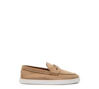 Christian Louboutin Chambeliboat Donna Nubuck Flats - Beige - 41 (IT41 / UK8)