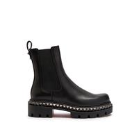 Christian Louboutin Emilia Pyraclou Embellished Leather Chelsea Boots - Black - 41 (IT41 / UK8)