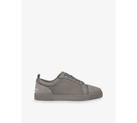 Christian Louboutin Mens Christian Louboutin Louis Jr Canopy Suede Trainers Phantom Grey Eur 41.5 / 7.5 UK Men