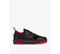 Christian Louboutin Mens Christian Louboutin Men's Astroloubi Leather Low-Top Trainers Black 5