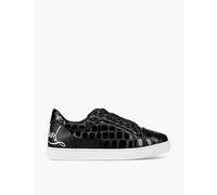 Christian Louboutin Womens Black Fun Vieira Leather Low-top Trainers Eur 40 / 7 Uk Women