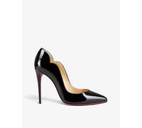 Christian Louboutin Womens Black Hot Chick 100 Patent-leather Courts Eur 41.5 / 8.5 Uk Women