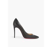 Christian Louboutin Womens Black Kate 100 Leather Courts Eur 35.5/2.5 Uk Women