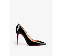 Christian Louboutin Womens Black Kate 100 Patent-leather Courts Eur 37.5 / 4.5 Uk Women