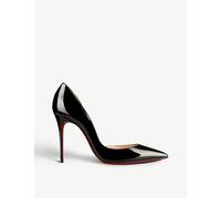 Christian Louboutin Womens Christian Louboutin Iriza 100 Patent-Leather Courts Black 9.5