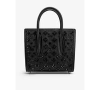Christian Louboutin Womens Christian Louboutin Paloma S Mini Leather Tote Bag Black/Ultrablack