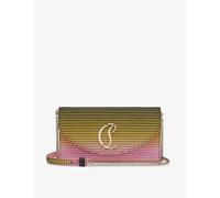 Christian Louboutin Womens/gold Loubi54 Aftersun Printed Satin Clutch Bag 1 Size