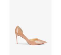 Christian Louboutin Womens Nude Iriza 85 Patent-leather Courts Eur 34.5 / 1.5 Uk Women
