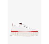 Christian Louboutin Womens White Super Pedro Brand-embellished Woven Low-top Trainers Eur 36 / 3 Uk Women
