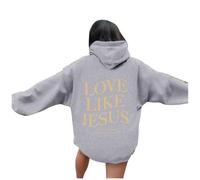 Christian Love Like Jesus Hoodies for Women Cute Summer Hooded Sweaters God Y2K Graphic Casual with Hood Beach Pullover Hoodies Workou Lightweight Faith Religious Preppy 2025
