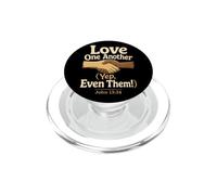 Christian Love One Another John 13:34 Bible Verse Gift PopSockets PopGrip for MagSafe