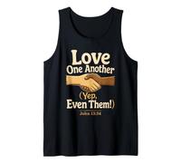 Christian Love One Another John 13:34 Bible Verse Gift Tank Top