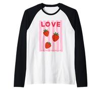 Christian Love Strawberries 1 Corinthians 16:14 Raglan Baseball Tee
