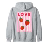 Christian Love Strawberries 1 Corinthians 16:14 Zip Hoodie