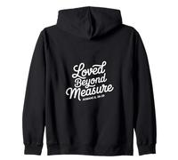 Christian Loved Beyond Measure Romans 8 38 39 Zip Hoodie