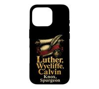 Christian Luther Wycliffe Calvin Knox Spurgeon Men Gift Case for iPhone 16 Pro
