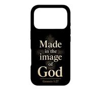 Christian Made In The Image Of God Faith Gift Case for iPhone 17 Pro