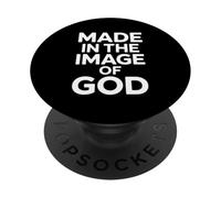 Christian Made In The Image Of God Statement PopSockets Adhesive PopGrip
