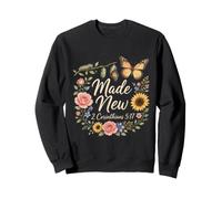 Christian Made New 2 Corinthians 5:17 Bible Verse Faith Gift Sweatshirt