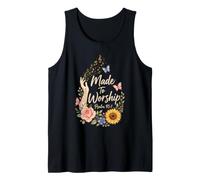 Christian Made to Worship Psalm 95:1 Faith Gift Tank Top