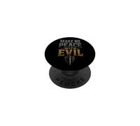 Christian Make No Peace With Evil Man Of God Gift PopSockets Adhesive PopGrip