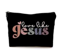 Christian Makeup Bag Christian gifts for women, Love Like Jesus - black02
