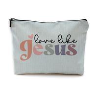 Christian Makeup Bag Christian gifts for women, Love Like Jesus - Blue