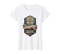 Christian Man Teacher Teaching is My Ministry Bible Quote Value Graphic T-Shirt, Women, White, M