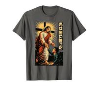 Christian Manga Anime Jesus Saves Fallen for Men Women Teens T-Shirt