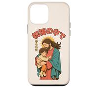 Christian Manga Jesus Loves Child Protection Blessing Anime Case for iPhone 12 mini
