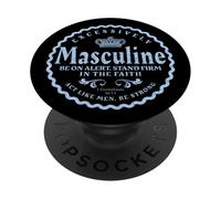 Christian Masculinity Excessively Masculine 1613 Stand Firm PopSockets Adhesive PopGrip